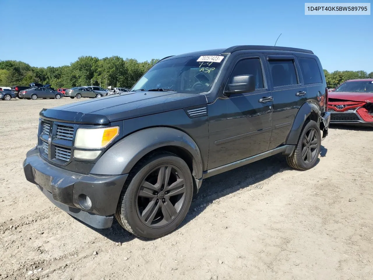 2011 Dodge Nitro Heat VIN: 1D4PT4GK5BW589795 Lot: 70257423