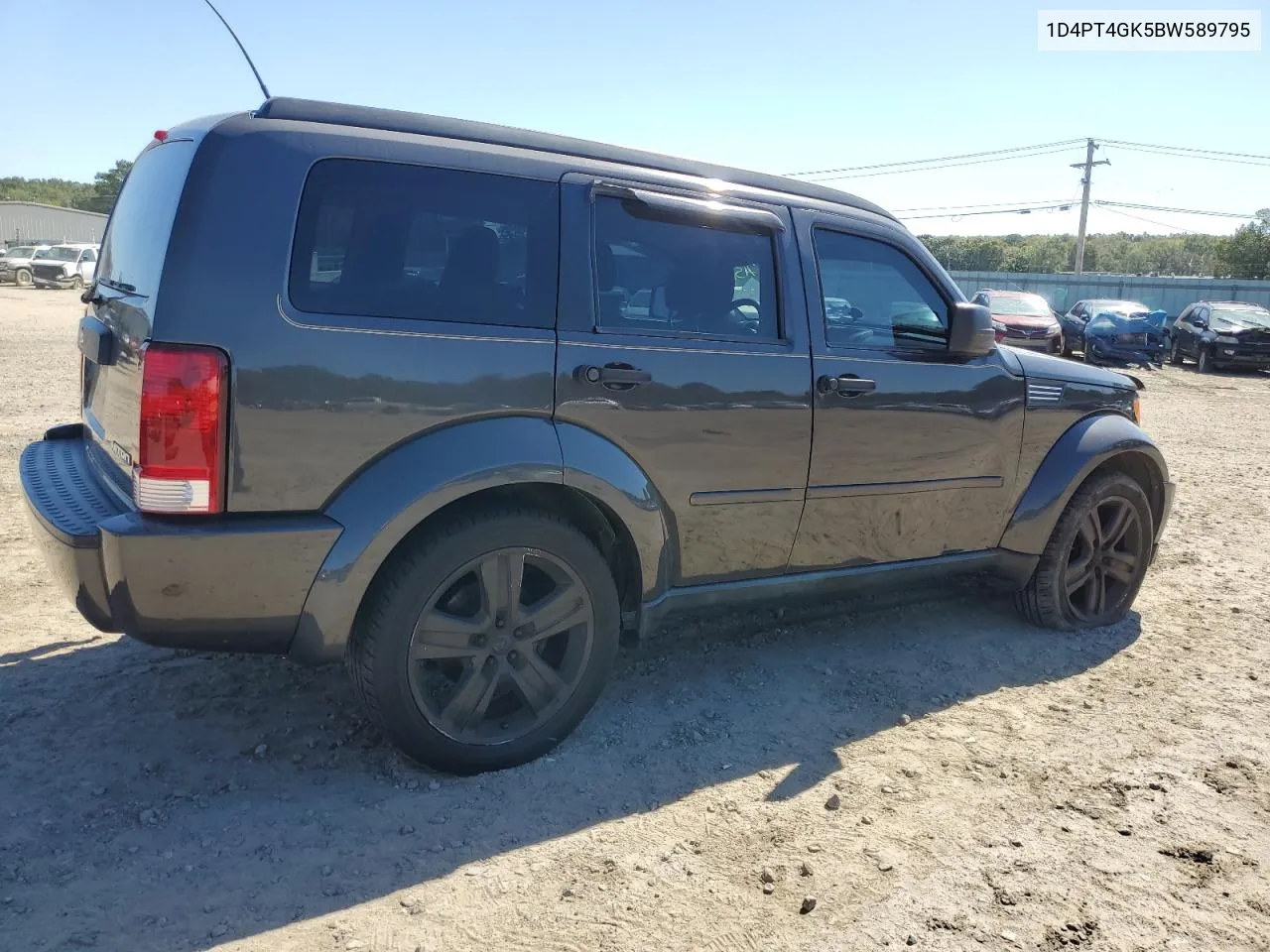 2011 Dodge Nitro Heat VIN: 1D4PT4GK5BW589795 Lot: 70257423