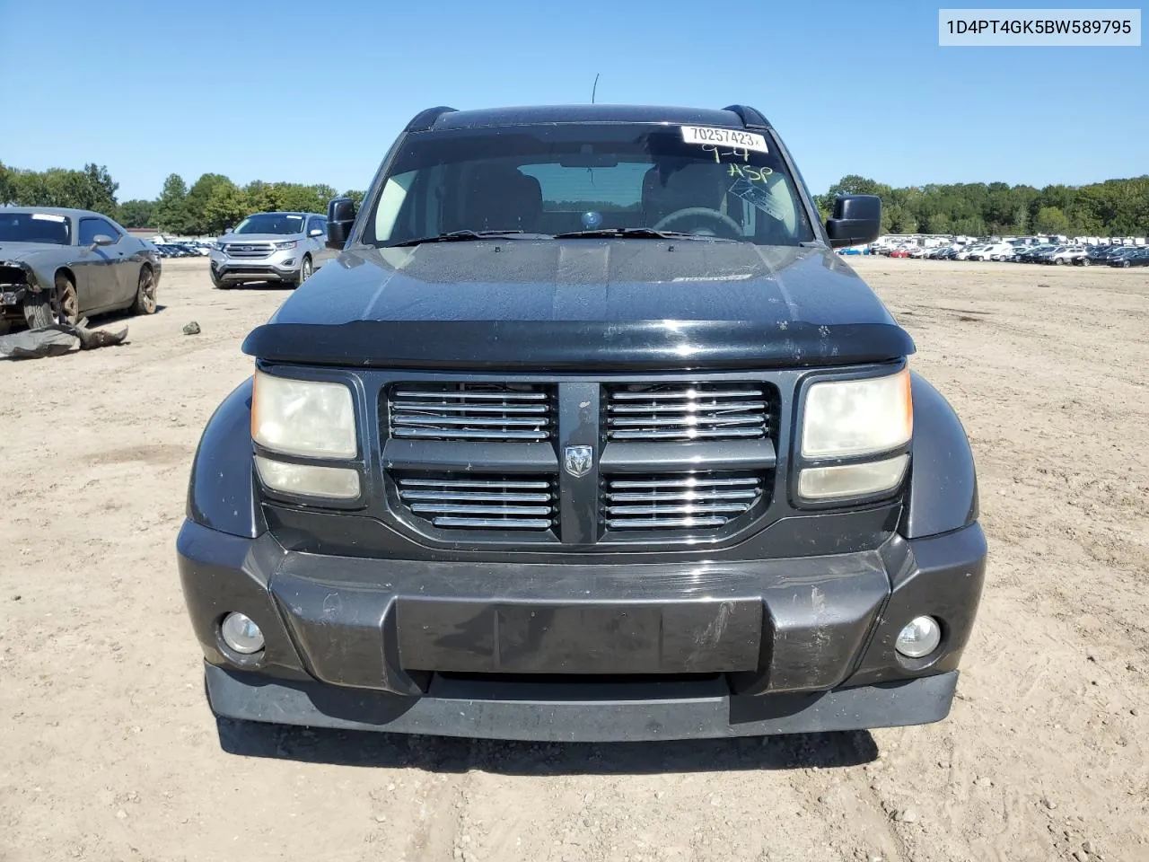 2011 Dodge Nitro Heat VIN: 1D4PT4GK5BW589795 Lot: 70257423