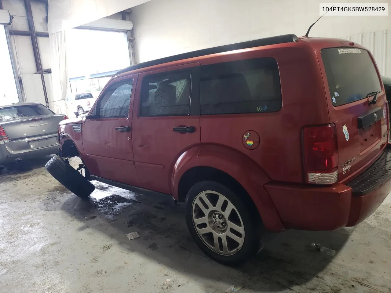 2011 Dodge Nitro Heat VIN: 1D4PT4GK5BW528429 Lot: 70455494