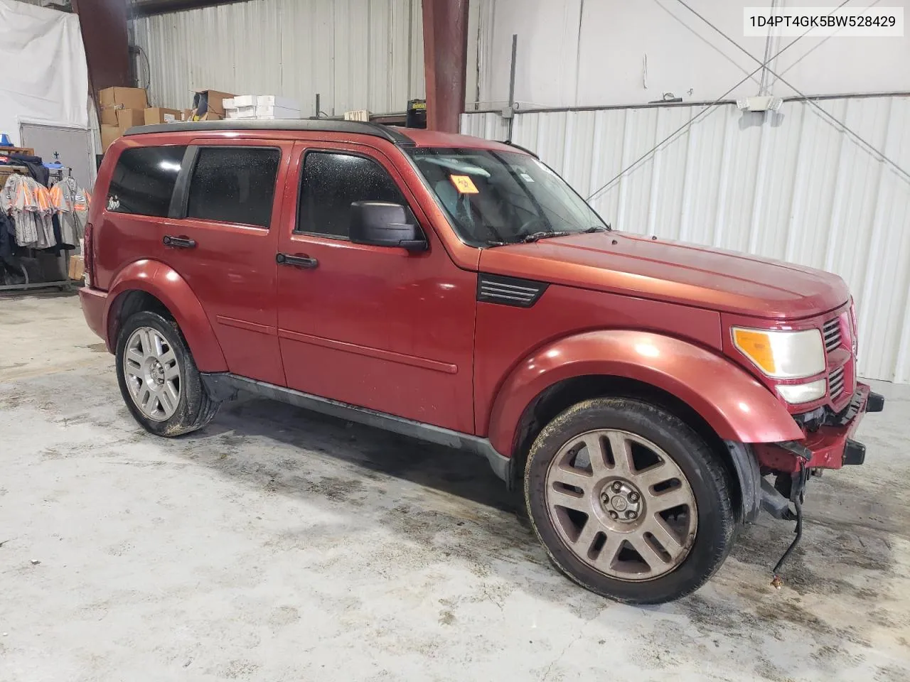 2011 Dodge Nitro Heat VIN: 1D4PT4GK5BW528429 Lot: 70455494