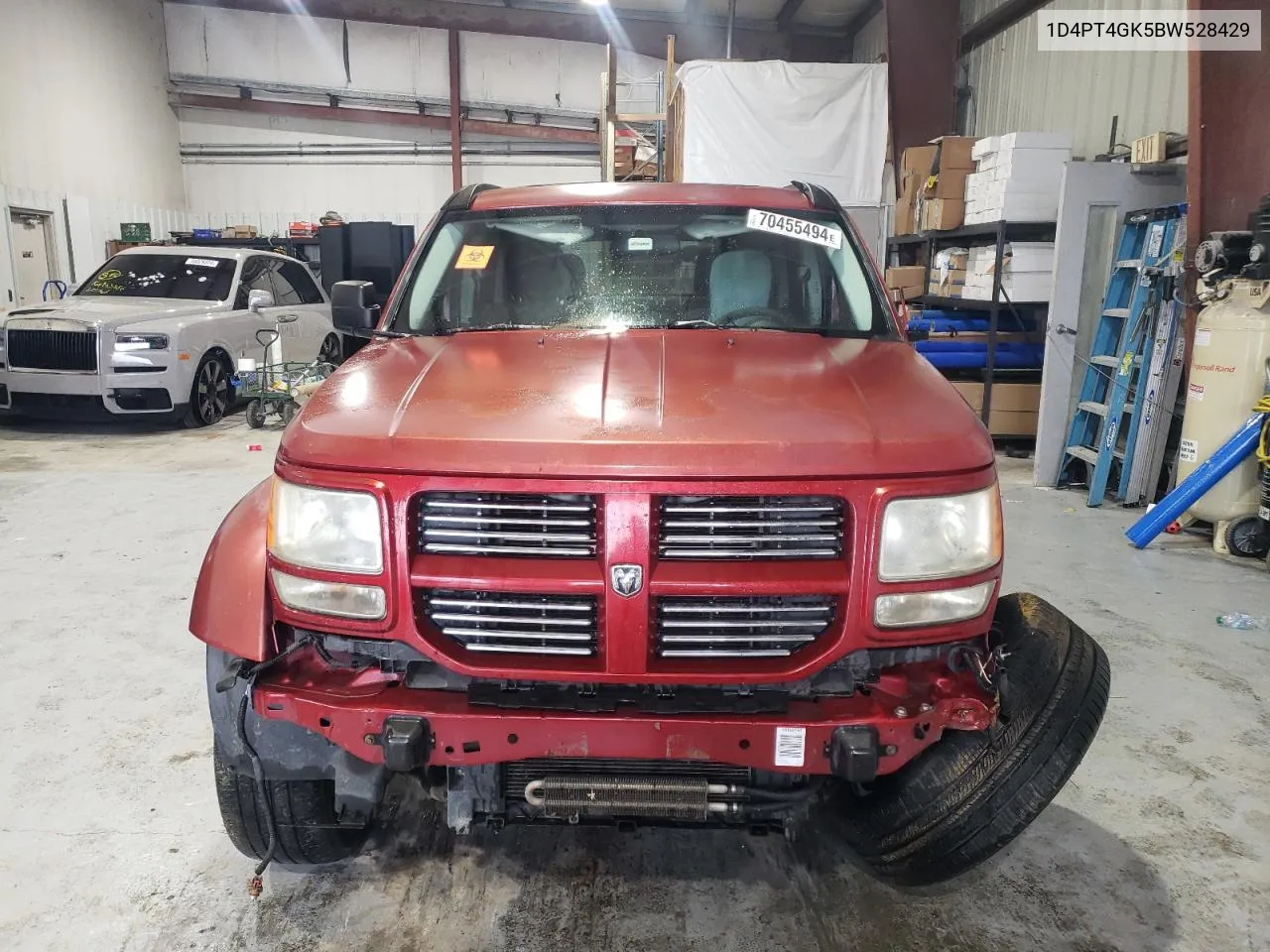 2011 Dodge Nitro Heat VIN: 1D4PT4GK5BW528429 Lot: 70455494