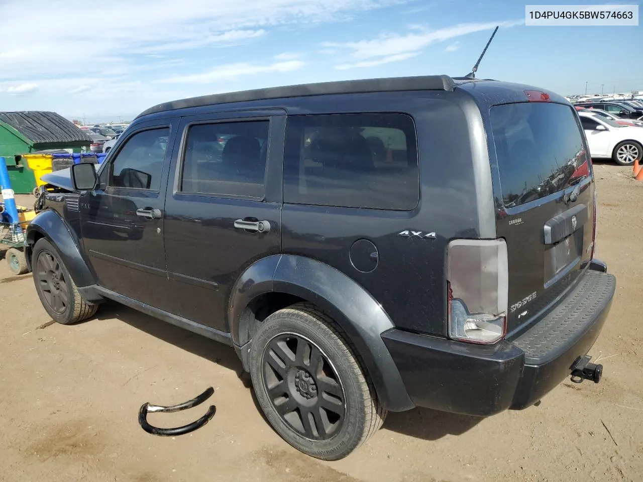 2011 Dodge Nitro Heat VIN: 1D4PU4GK5BW574663 Lot: 71581504