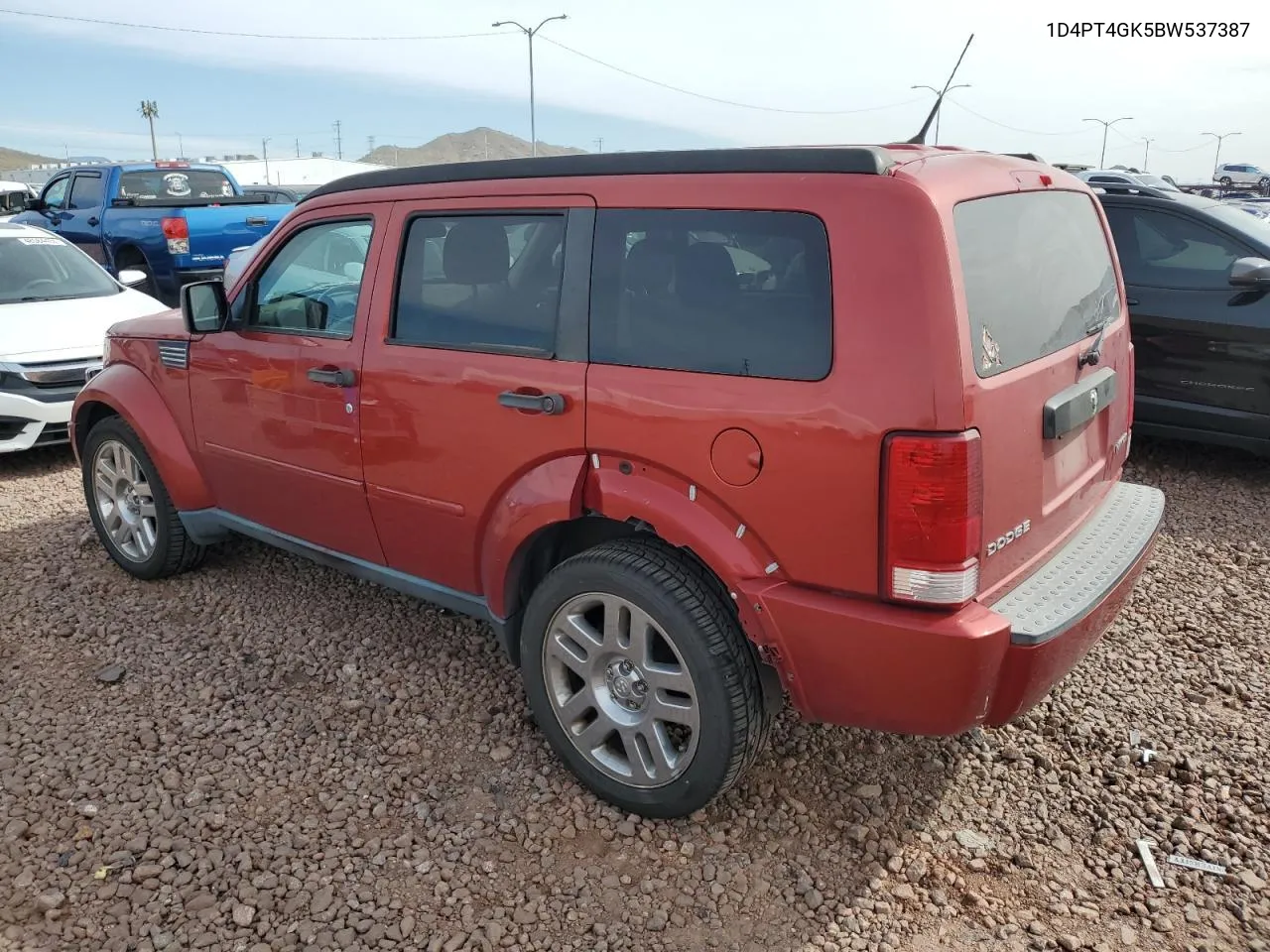 2011 Dodge Nitro Heat VIN: 1D4PT4GK5BW537387 Lot: 71642954