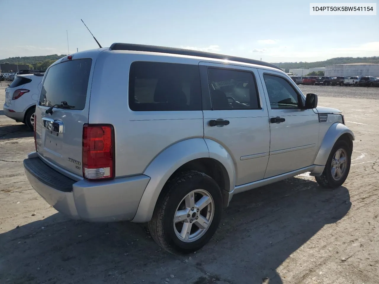 2011 Dodge Nitro Sxt VIN: 1D4PT5GK5BW541154 Lot: 72741154