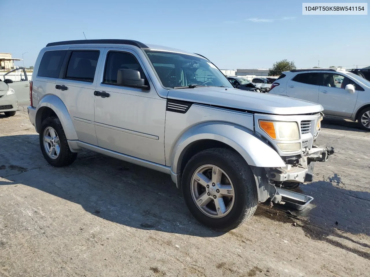 2011 Dodge Nitro Sxt VIN: 1D4PT5GK5BW541154 Lot: 72741154