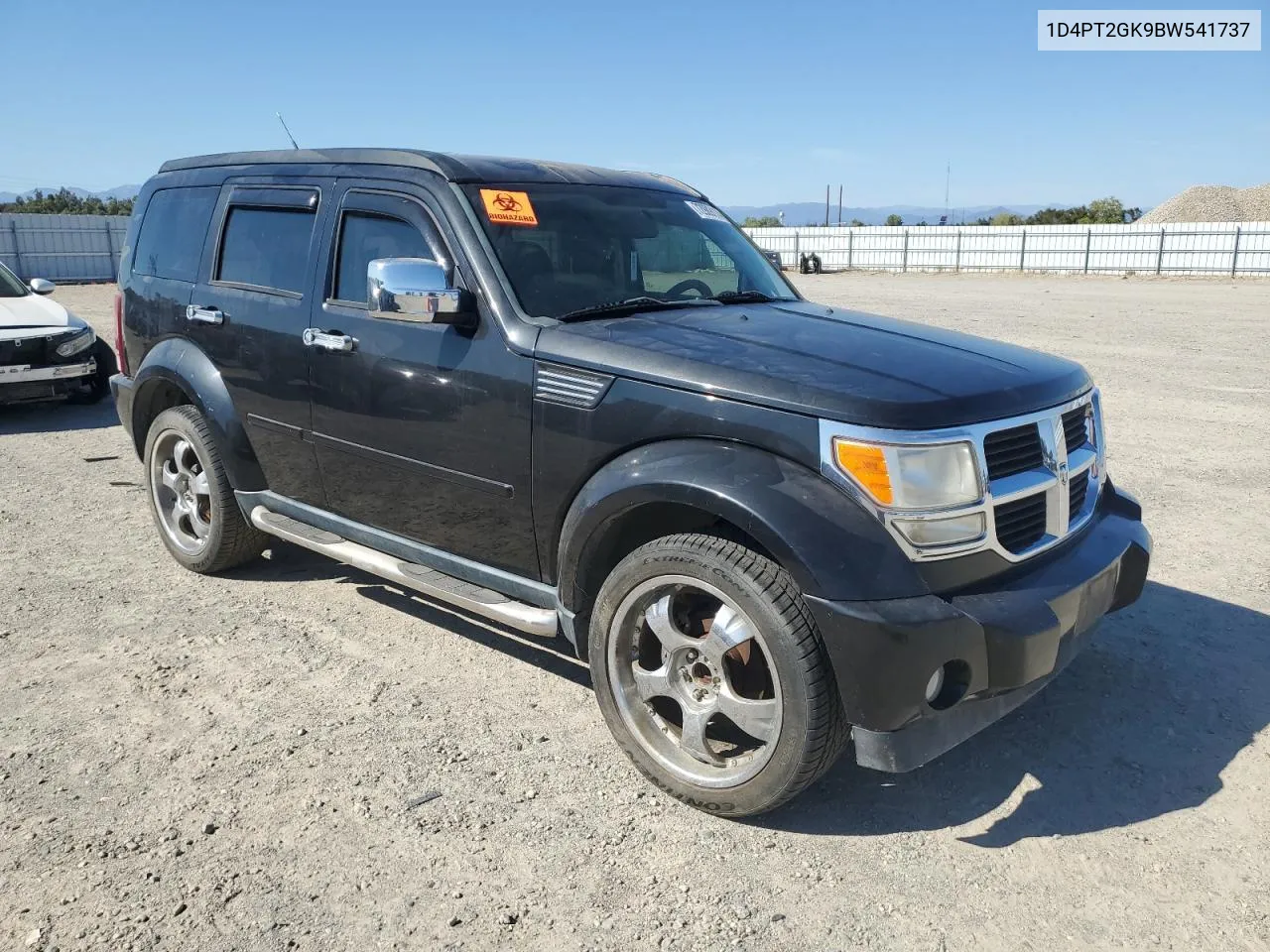 2011 Dodge Nitro Se VIN: 1D4PT2GK9BW541737 Lot: 72989114