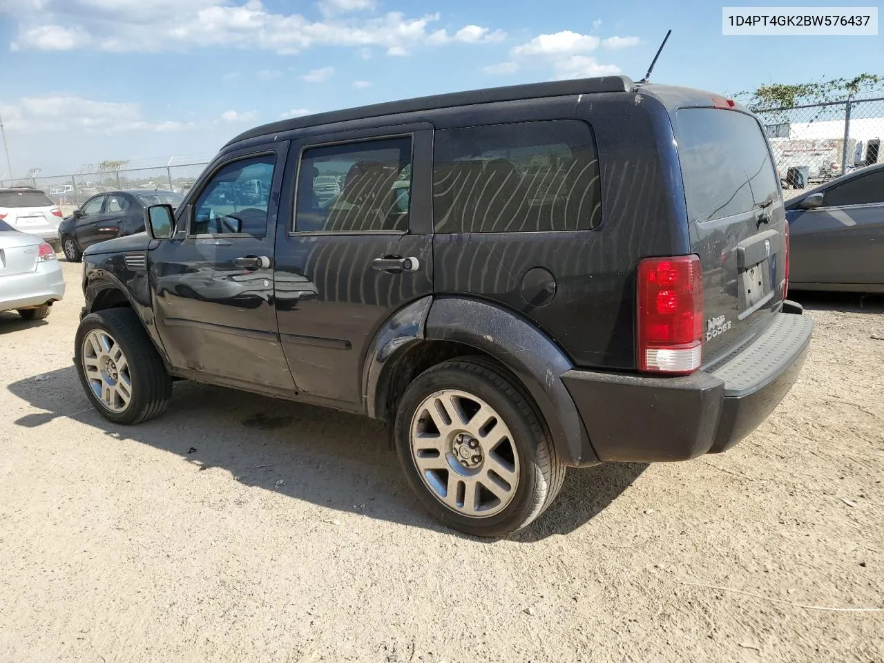 2011 Dodge Nitro Heat VIN: 1D4PT4GK2BW576437 Lot: 73364424