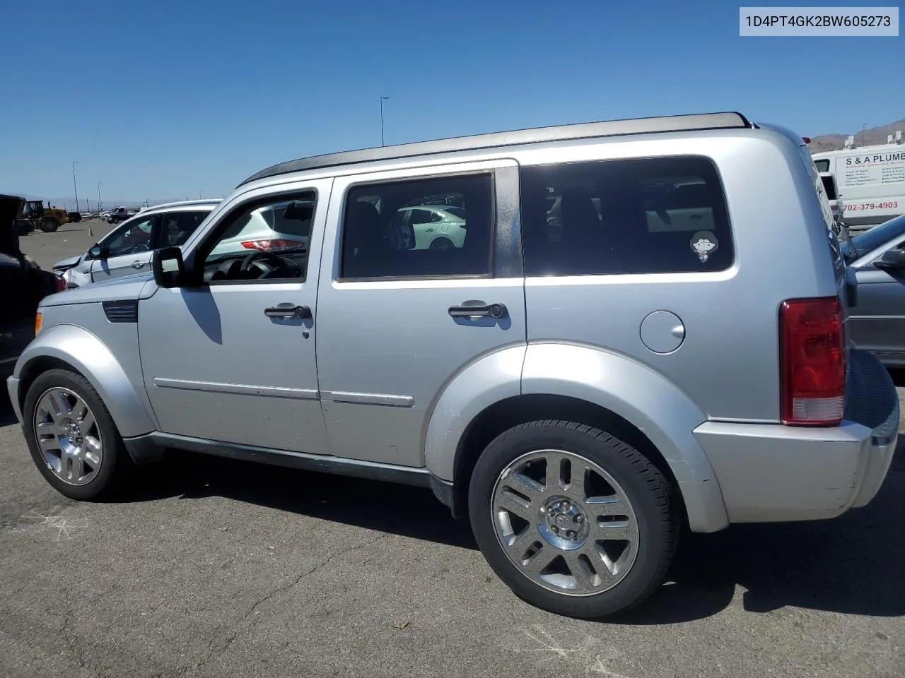 2011 Dodge Nitro Heat VIN: 1D4PT4GK2BW605273 Lot: 73500844