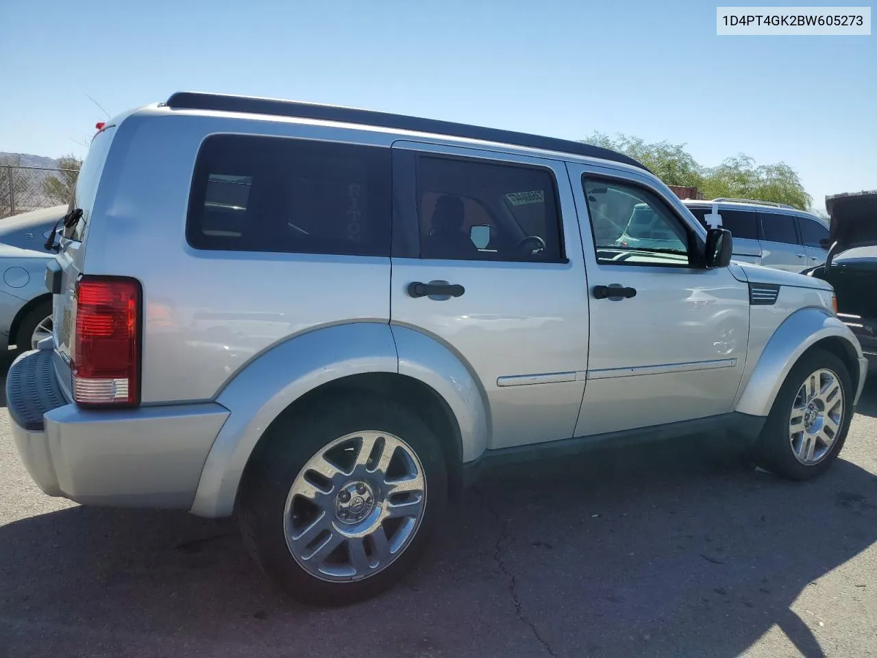 2011 Dodge Nitro Heat VIN: 1D4PT4GK2BW605273 Lot: 73500844