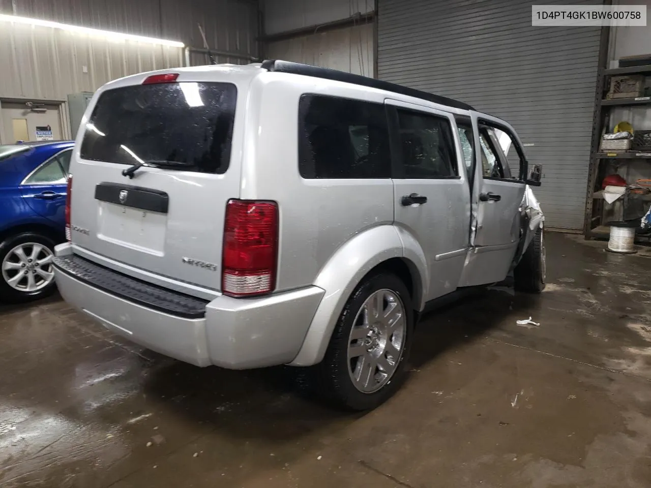 2011 Dodge Nitro Heat VIN: 1D4PT4GK1BW600758 Lot: 75047484