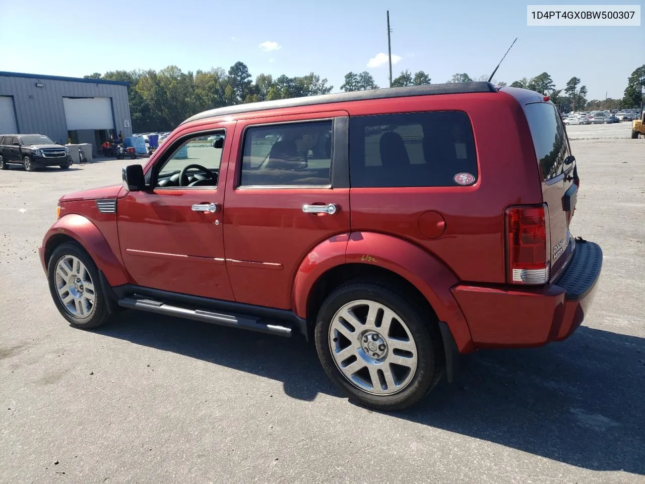 2011 Dodge Nitro Heat VIN: 1D4PT4GX0BW500307 Lot: 75897204