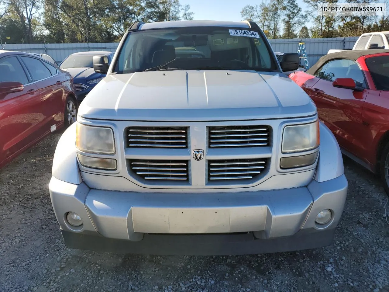 2011 Dodge Nitro Heat VIN: 1D4PT4GK0BW599621 Lot: 76164534