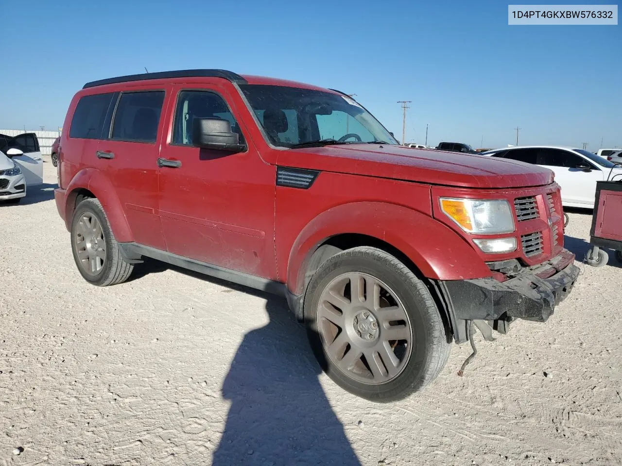 2011 Dodge Nitro Heat VIN: 1D4PT4GKXBW576332 Lot: 77649384