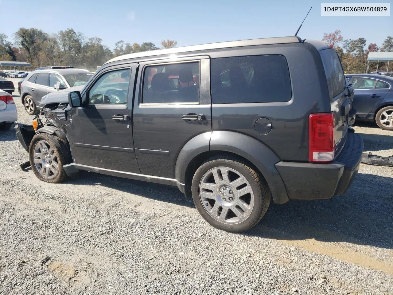 2011 Dodge Nitro Heat VIN: 1D4PT4GX6BW504829 Lot: 78028204