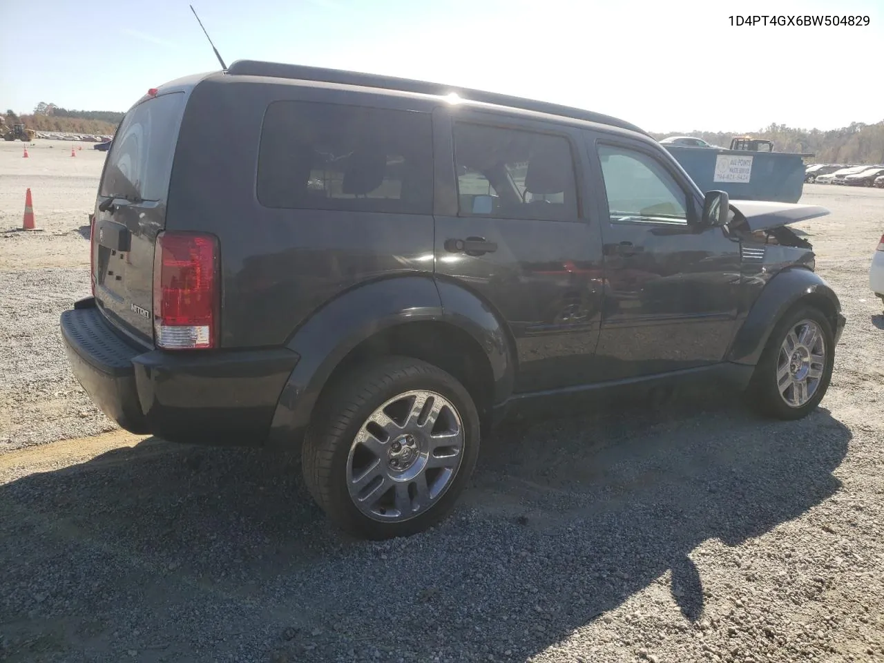 2011 Dodge Nitro Heat VIN: 1D4PT4GX6BW504829 Lot: 78028204