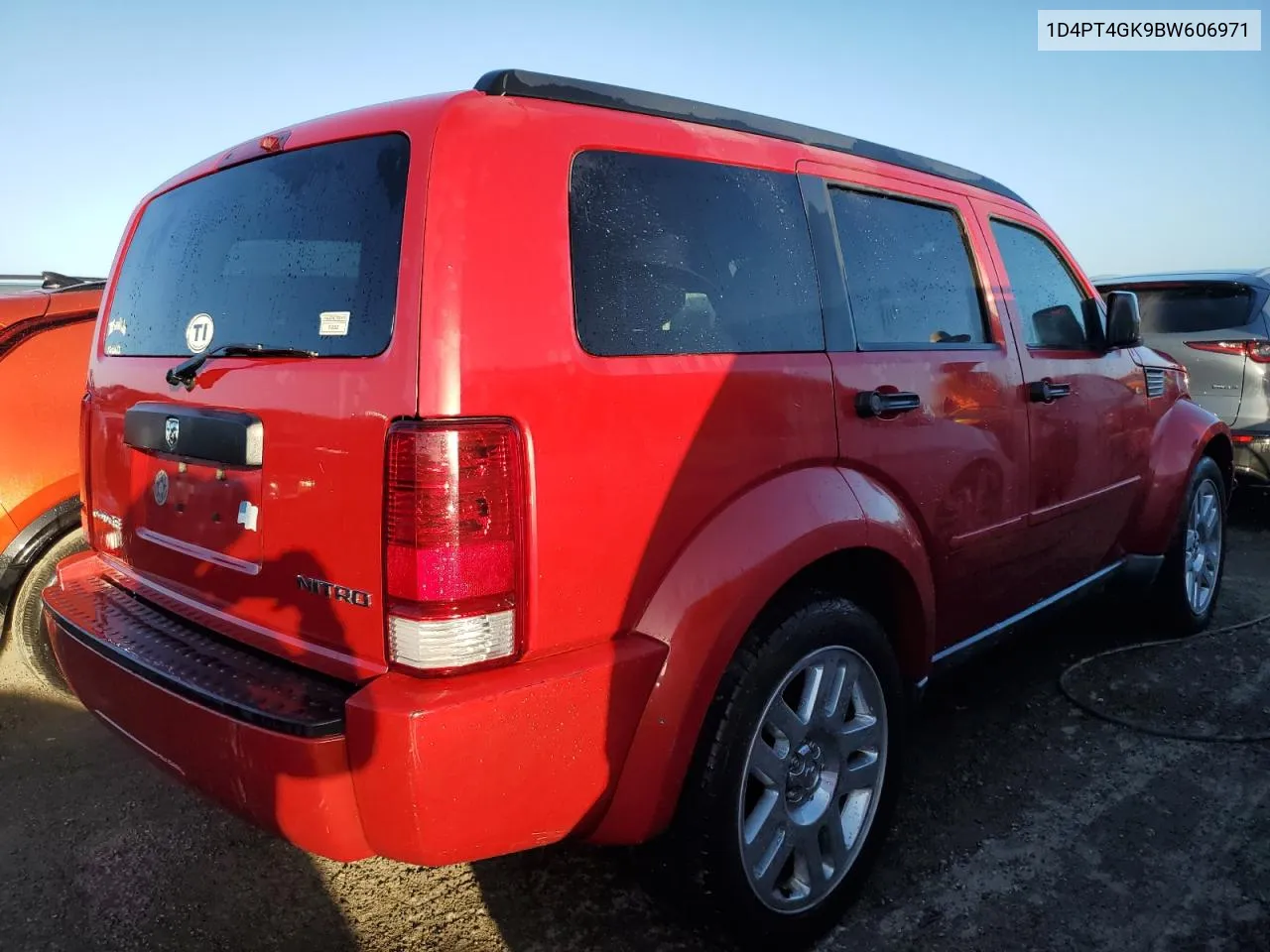 2011 Dodge Nitro Heat VIN: 1D4PT4GK9BW606971 Lot: 78386584