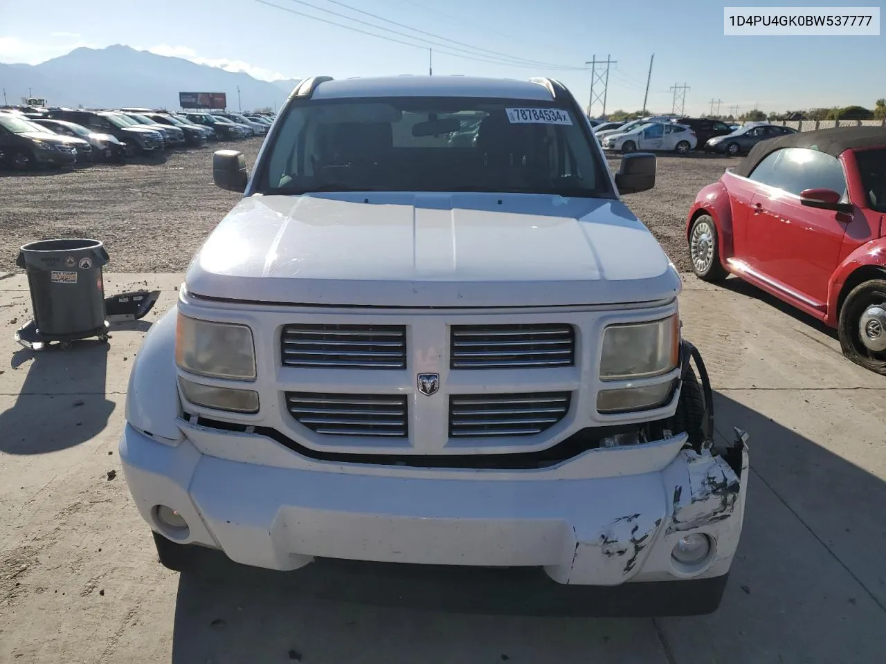 2011 Dodge Nitro Heat VIN: 1D4PU4GK0BW537777 Lot: 78784534