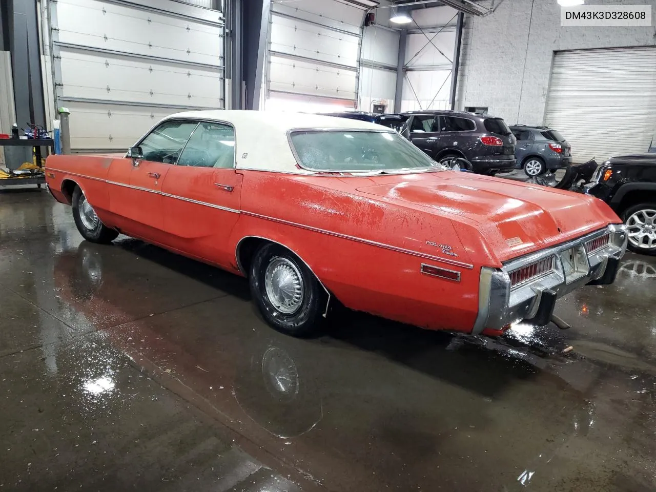 1973 Dodge Polara VIN: DM43K3D328608 Lot: 72514944