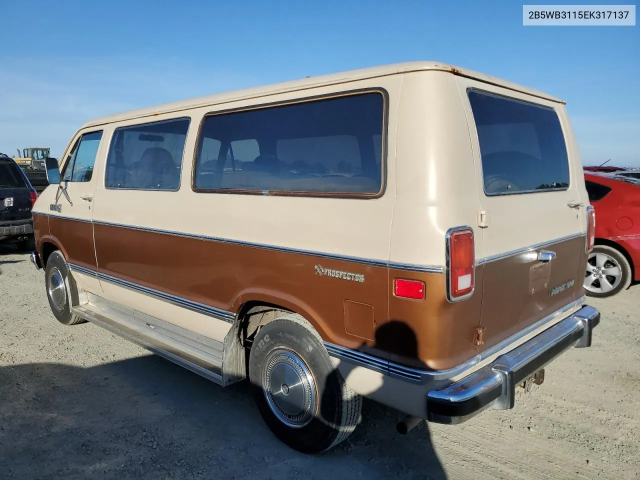 1984 Dodge Ram Wagon B350 VIN: 2B5WB3115EK317137 Lot: 76813784