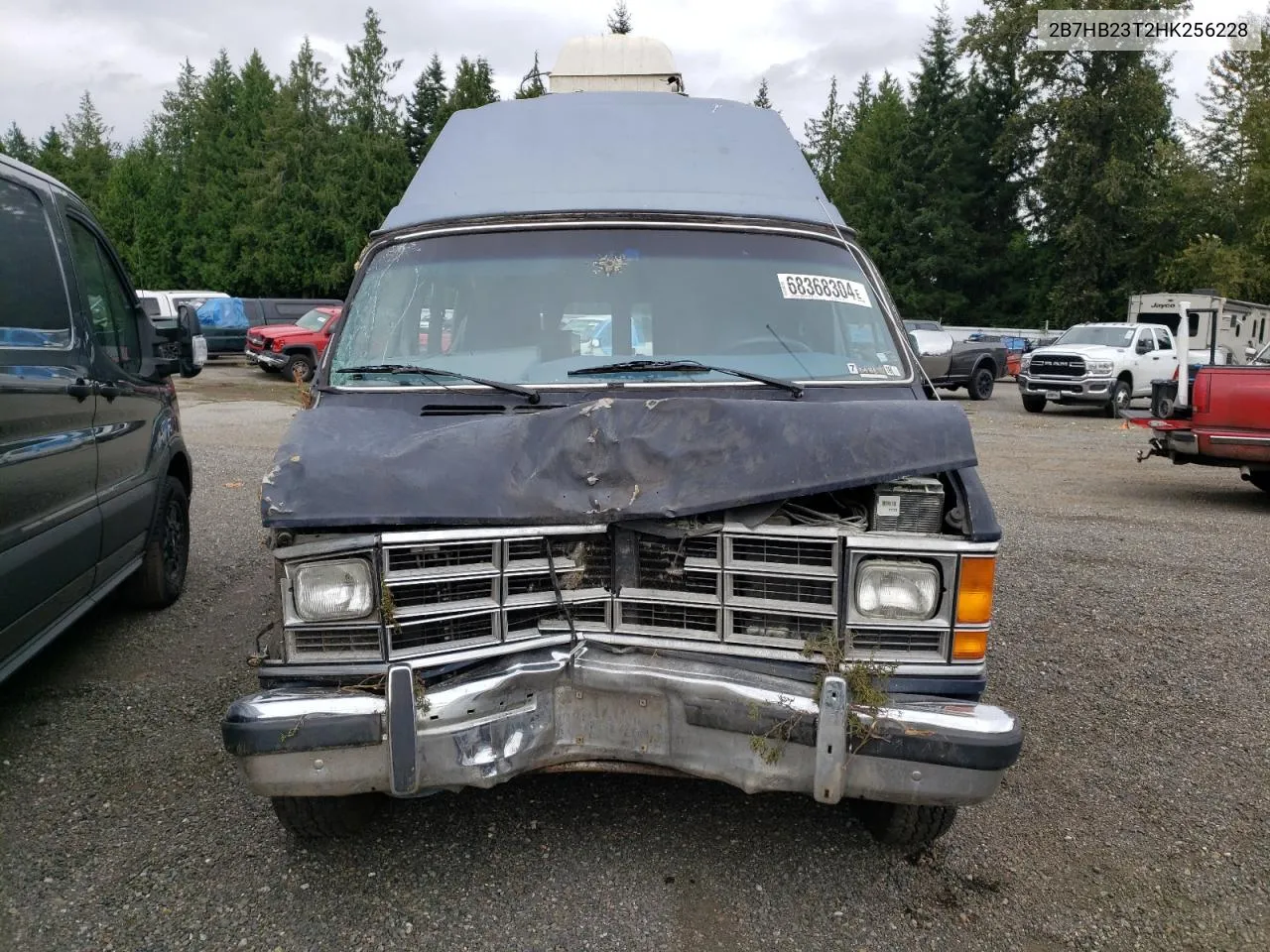 1987 Dodge Ram Van B250 VIN: 2B7HB23T2HK256228 Lot: 68368304