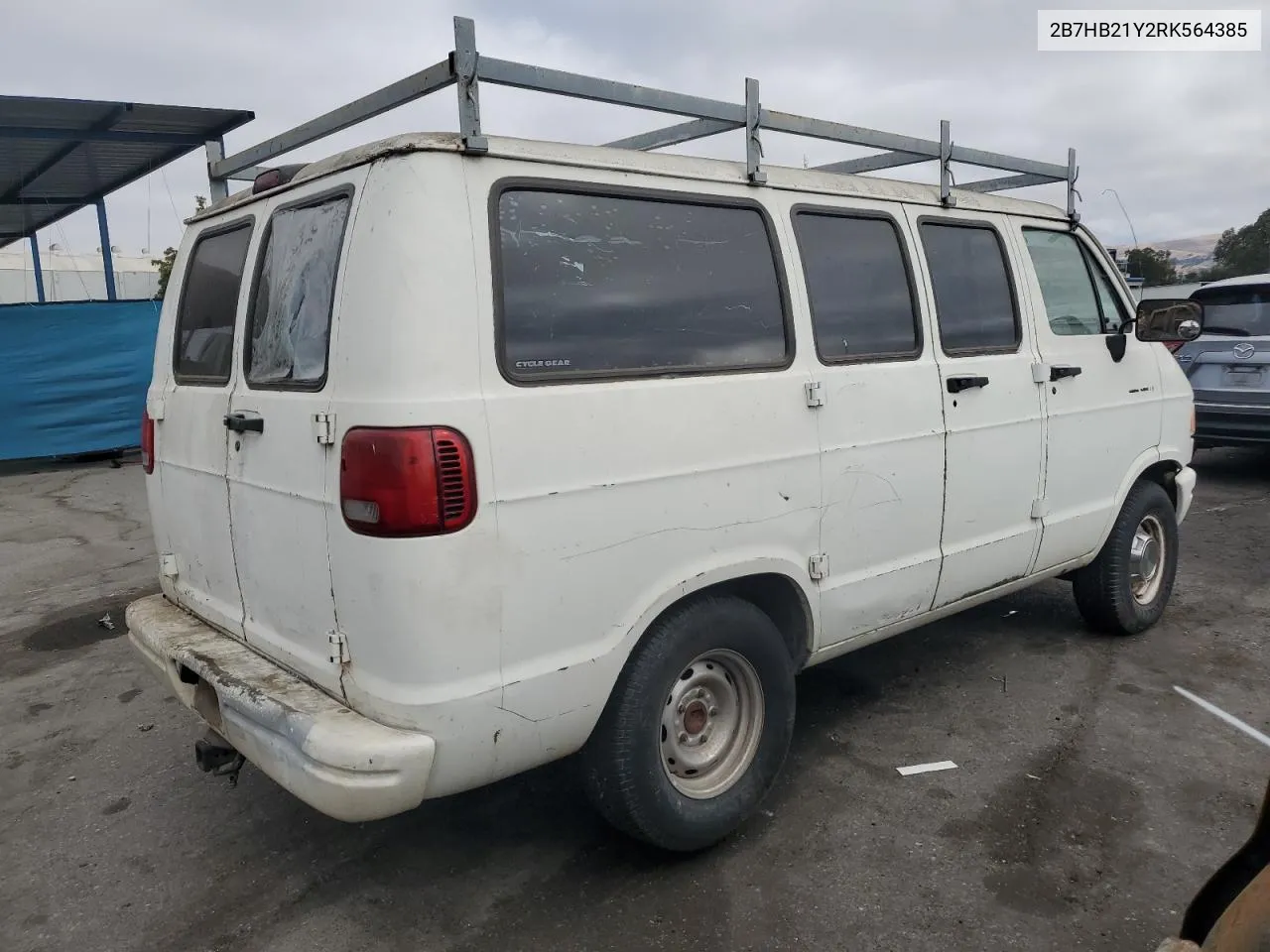 1994 Dodge Ram Van B250 VIN: 2B7HB21Y2RK564385 Lot: 72143624