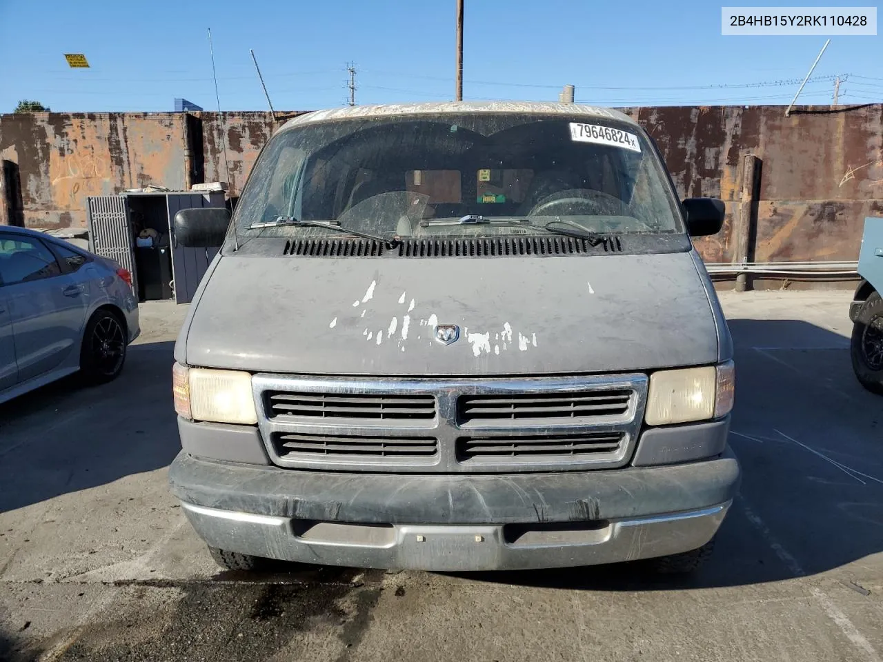 1994 Dodge Ram Wagon B150 VIN: 2B4HB15Y2RK110428 Lot: 79646824