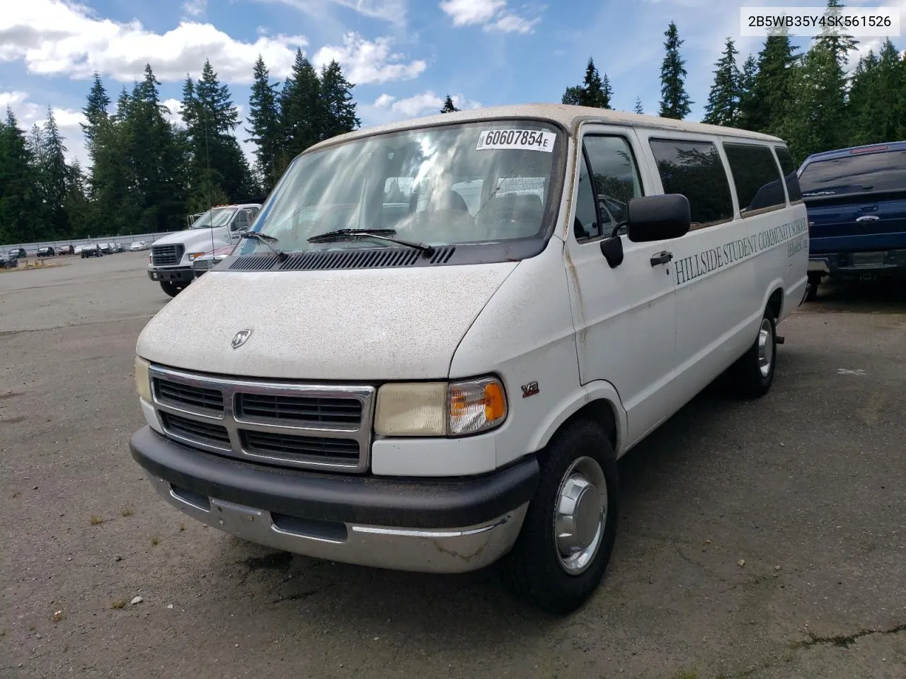 1995 Dodge Ram Wagon B3500 VIN: 2B5WB35Y4SK561526 Lot: 60607854