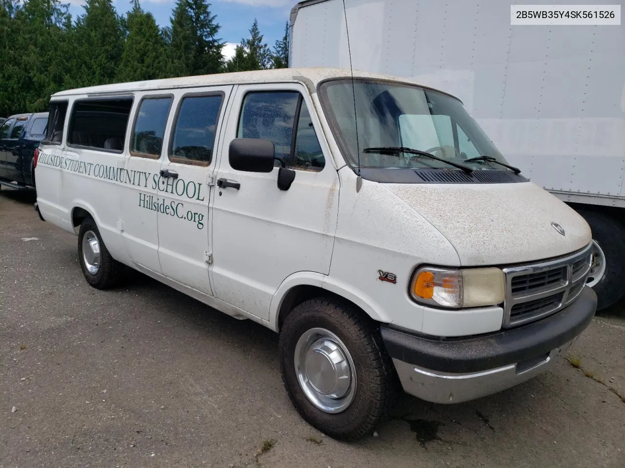 1995 Dodge Ram Wagon B3500 VIN: 2B5WB35Y4SK561526 Lot: 60607854