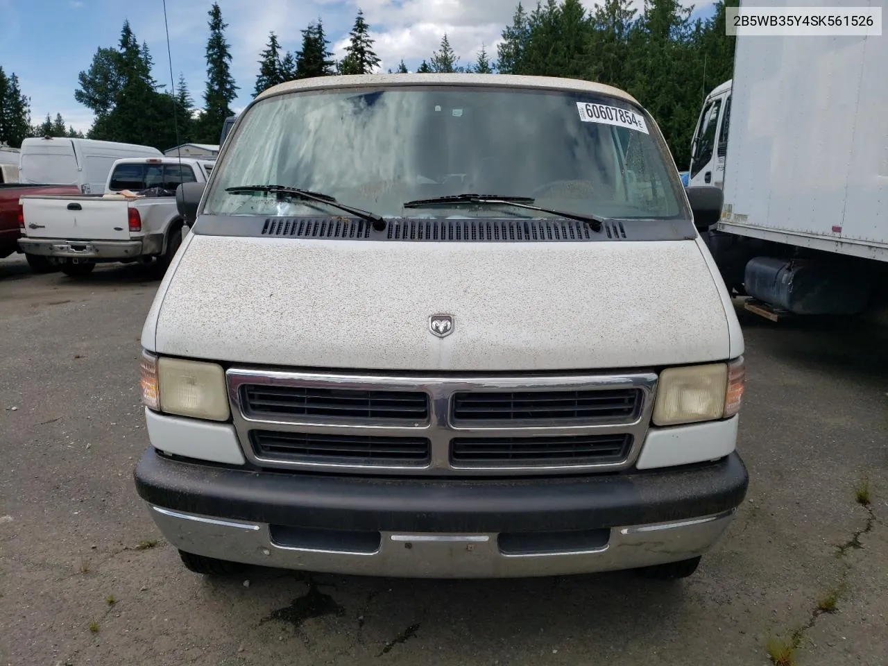 1995 Dodge Ram Wagon B3500 VIN: 2B5WB35Y4SK561526 Lot: 60607854