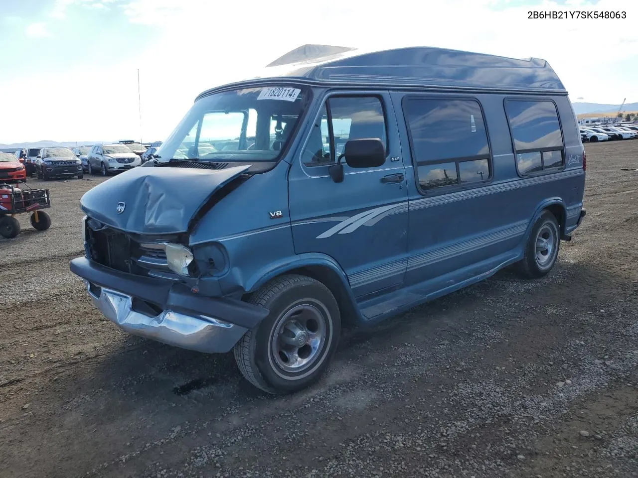 1995 Dodge Ram Van B2500 VIN: 2B6HB21Y7SK548063 Lot: 71820114