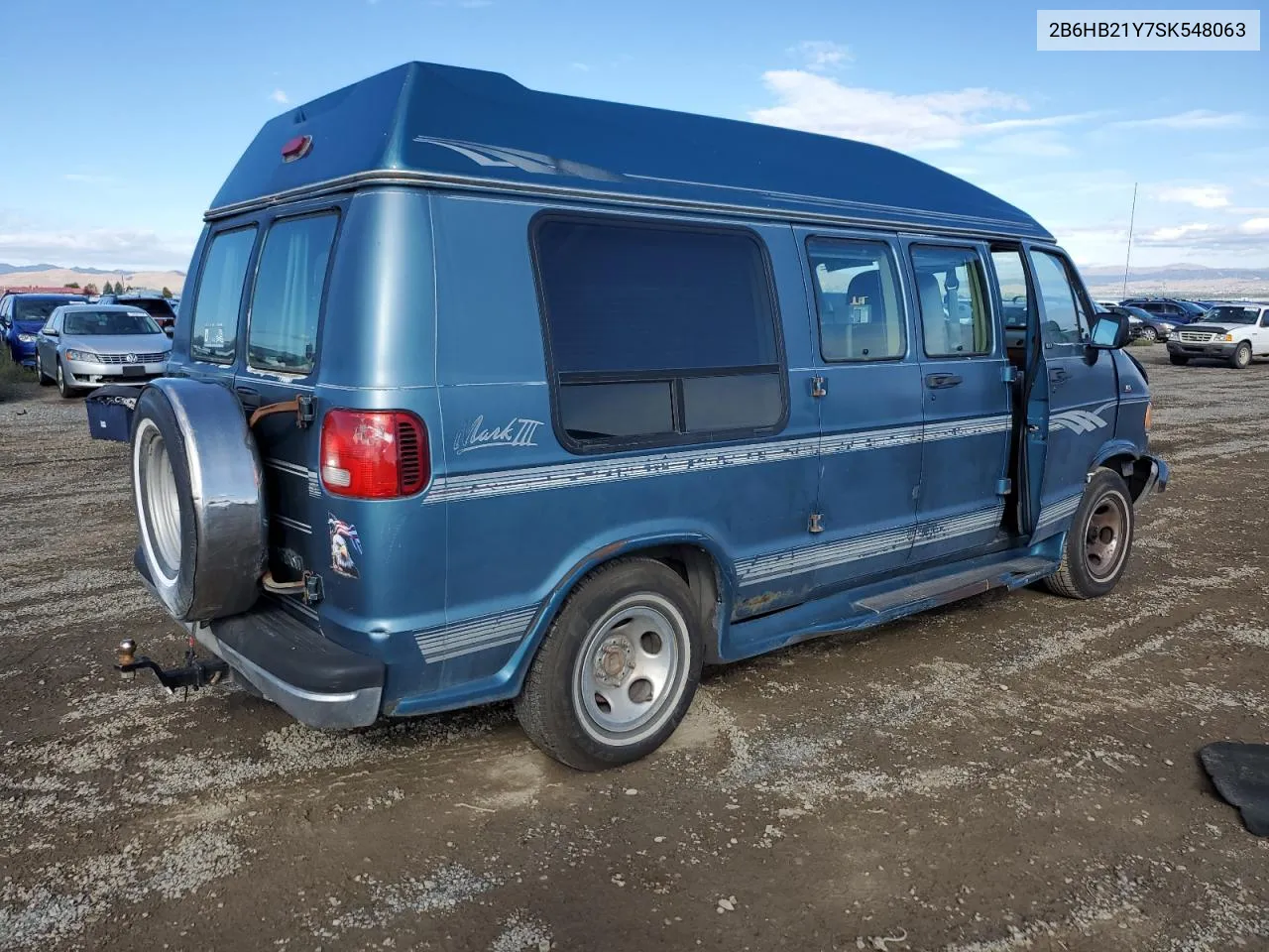 1995 Dodge Ram Van B2500 VIN: 2B6HB21Y7SK548063 Lot: 71820114