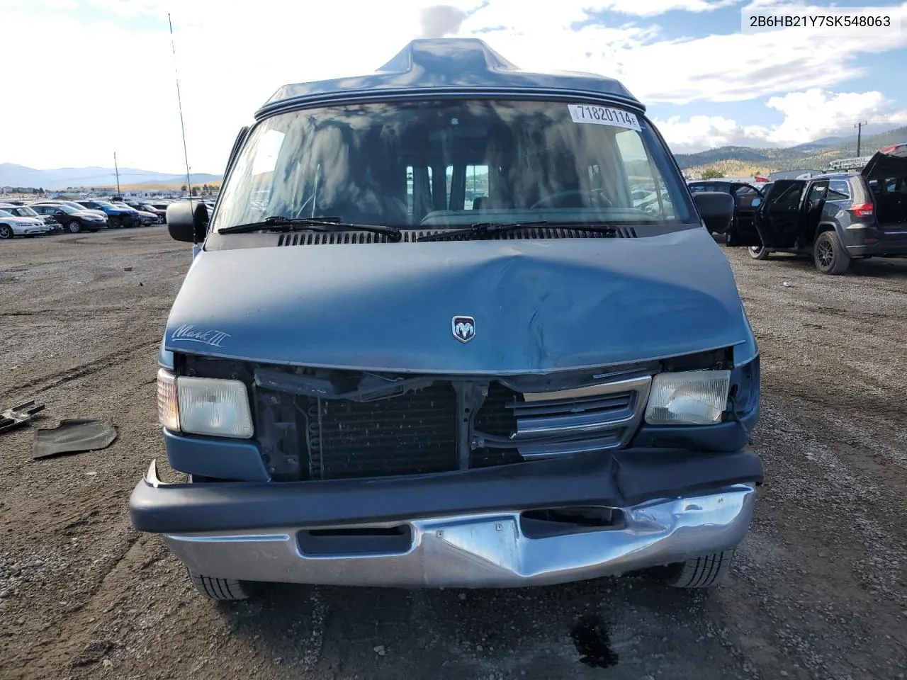 1995 Dodge Ram Van B2500 VIN: 2B6HB21Y7SK548063 Lot: 71820114