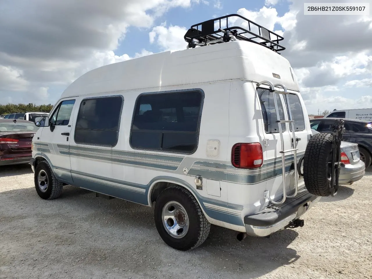 1995 Dodge Ram Van B2500 VIN: 2B6HB21Z0SK559107 Lot: 75360804