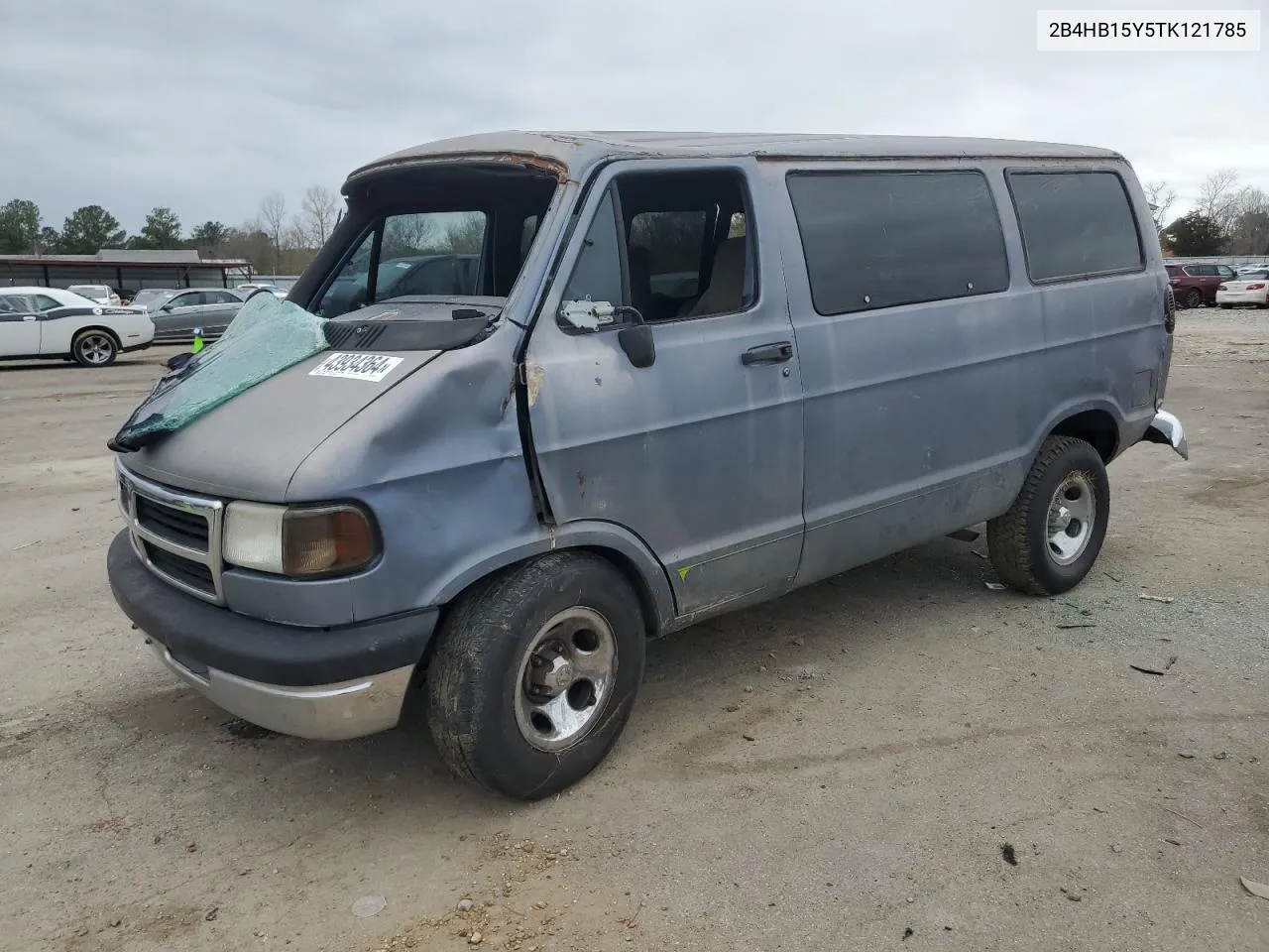 1996 Dodge Ram Wagon B1500 VIN: 2B4HB15Y5TK121785 Lot: 43934364