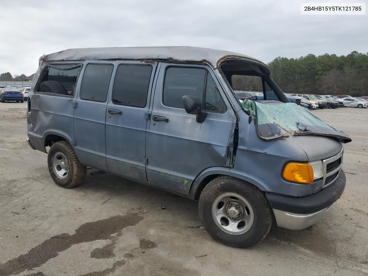 1996 Dodge Ram Wagon B1500 VIN: 2B4HB15Y5TK121785 Lot: 43934364