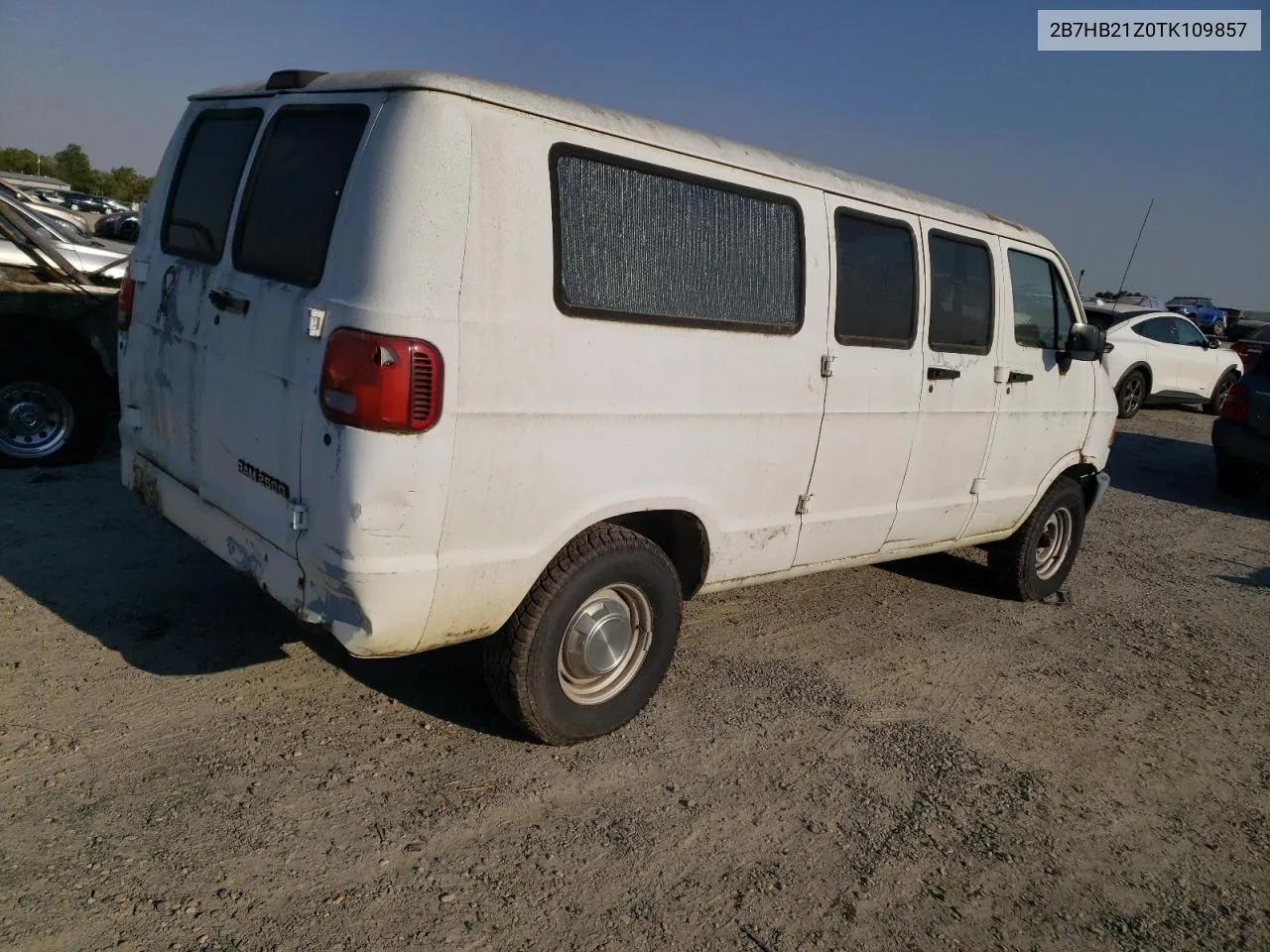 1996 Dodge Ram Van B2500 VIN: 2B7HB21Z0TK109857 Lot: 59446374