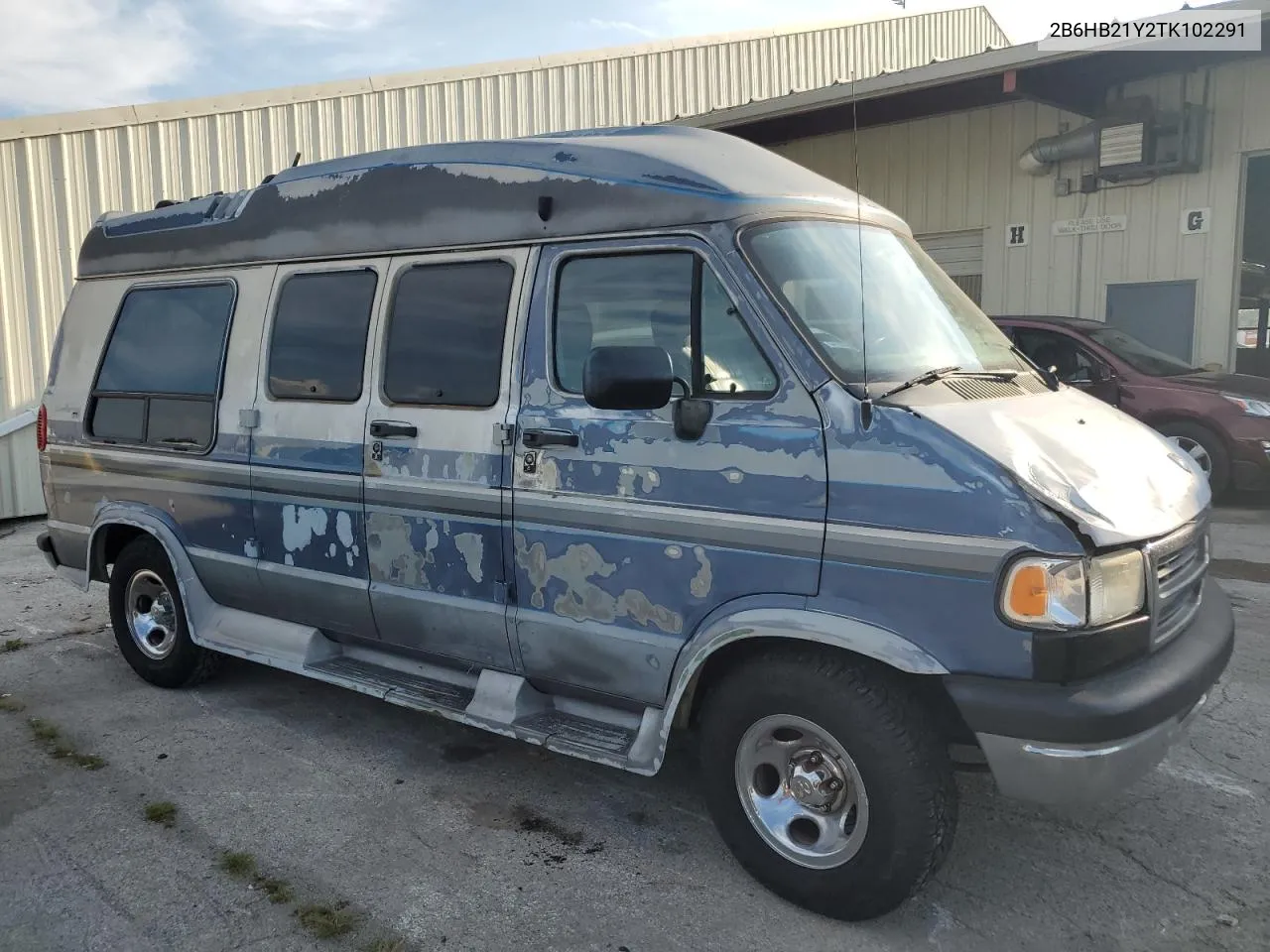 1996 Dodge Ram Van B2500 VIN: 2B6HB21Y2TK102291 Lot: 70014294