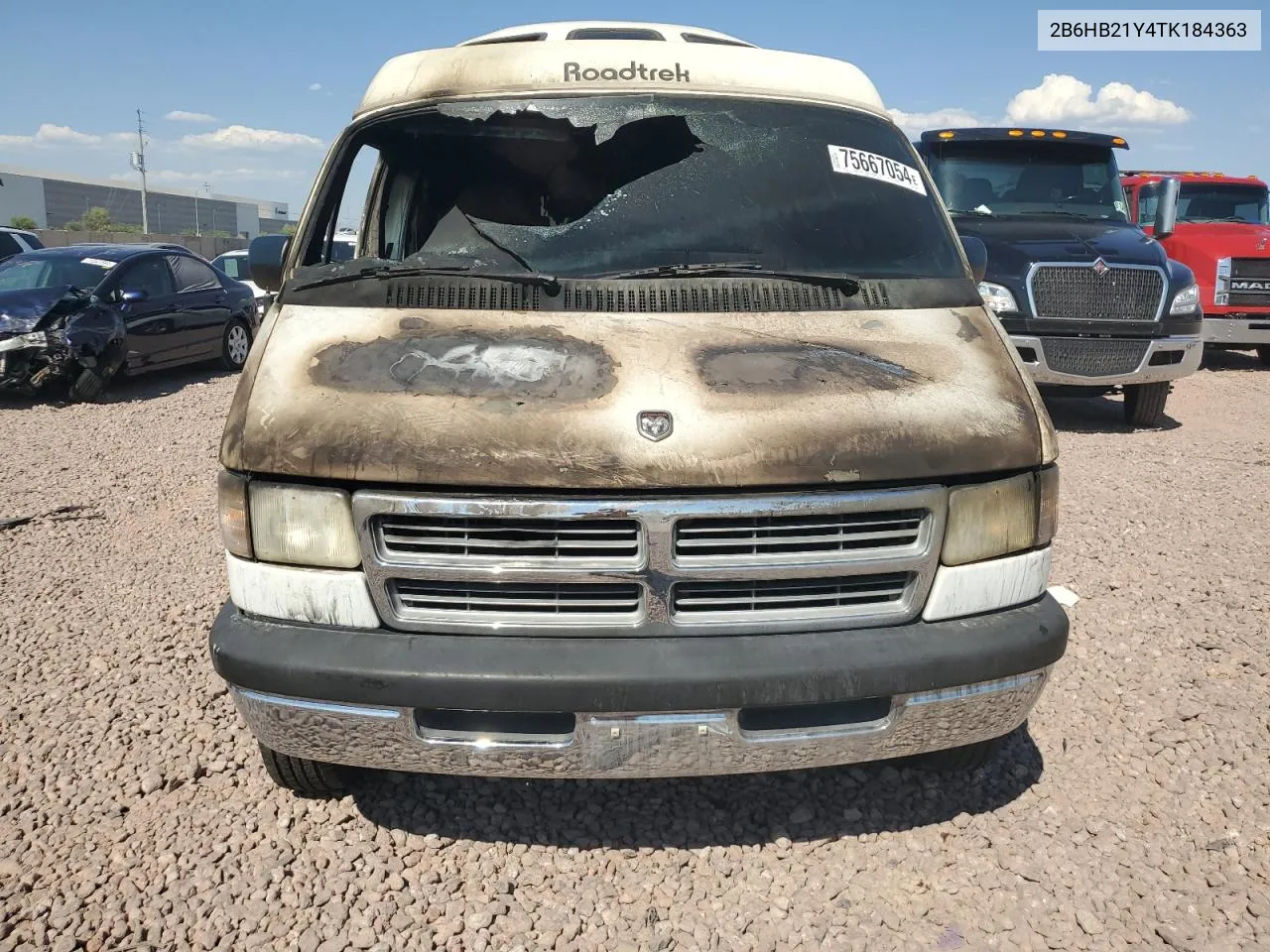 1996 Dodge Ram Van B2500 VIN: 2B6HB21Y4TK184363 Lot: 75667054