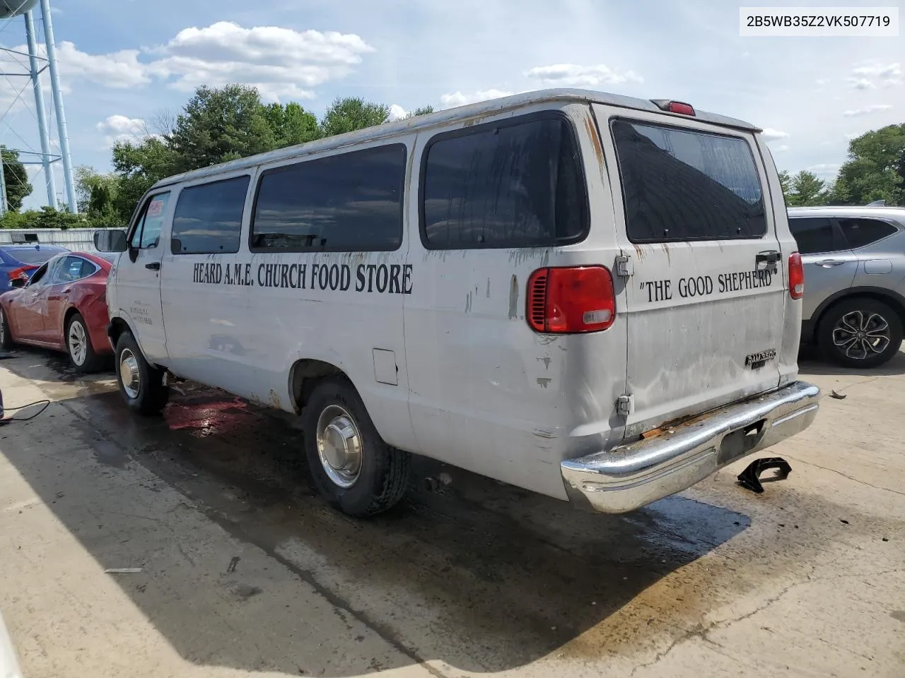 1997 Dodge Ram Wagon B3500 VIN: 2B5WB35Z2VK507719 Lot: 61026574