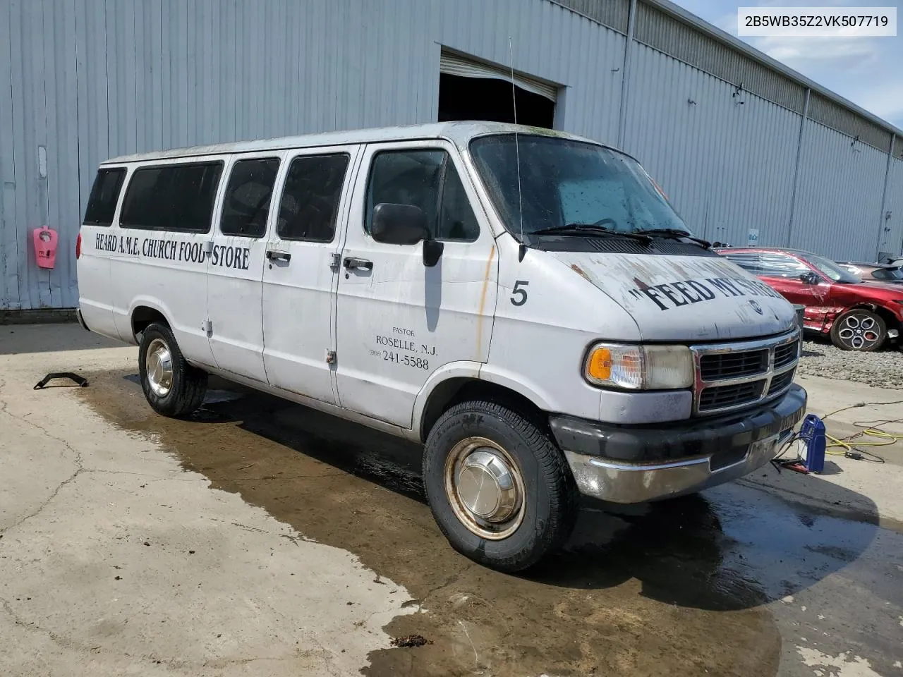 1997 Dodge Ram Wagon B3500 VIN: 2B5WB35Z2VK507719 Lot: 61026574