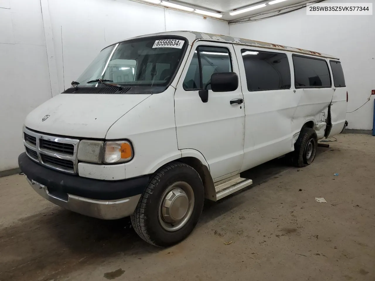 1997 Dodge Ram Wagon B3500 VIN: 2B5WB35Z5VK577344 Lot: 65568634