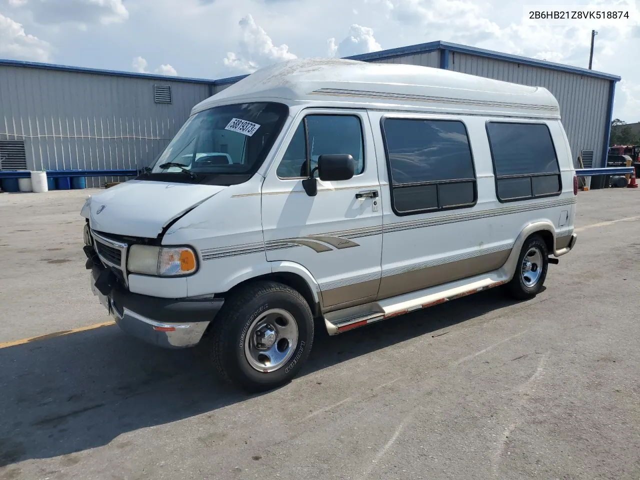 1997 Dodge Ram Van B2500 VIN: 2B6HB21Z8VK518874 Lot: 72779994