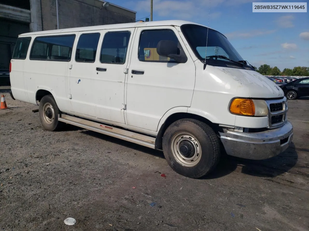 1998 Dodge Ram Wagon B3500 VIN: 2B5WB35Z7WK119645 Lot: 69924224