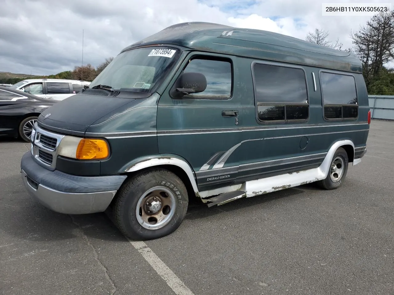 1999 Dodge Ram Van B1500 VIN: 2B6HB11Y0XK505623 Lot: 71873994