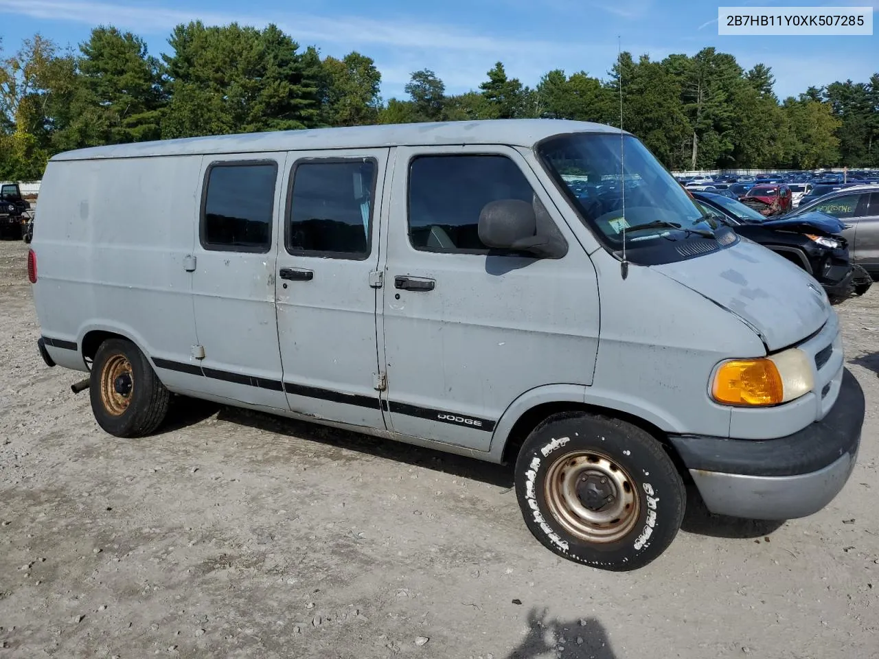 1999 Dodge Ram Van B1500 VIN: 2B7HB11Y0XK507285 Lot: 72353224