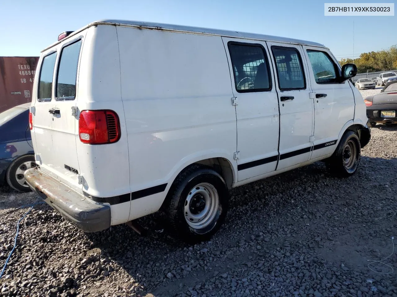 1999 Dodge Ram Van B1500 VIN: 2B7HB11X9XK530023 Lot: 76975974