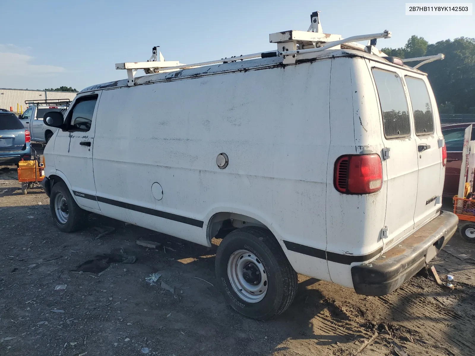 2000 Dodge Ram Van B1500 VIN: 2B7HB11Y8YK142503 Lot: 65438024