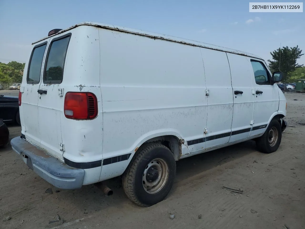 2B7HB11X9YK112269 2000 Dodge Ram Van B1500