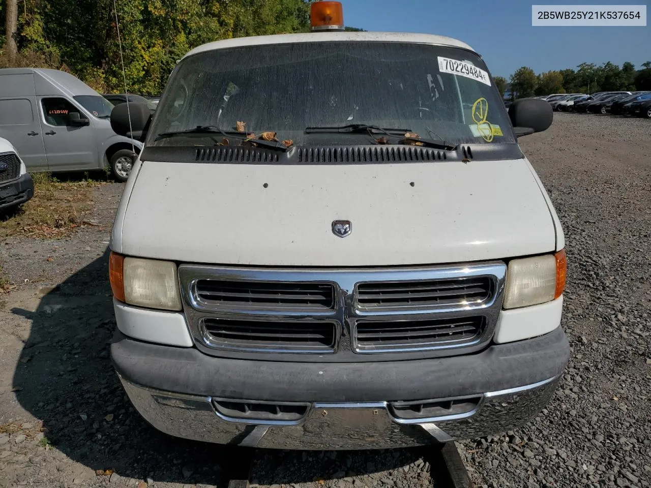 2001 Dodge Ram Wagon B2500 VIN: 2B5WB25Y21K537654 Lot: 70229484